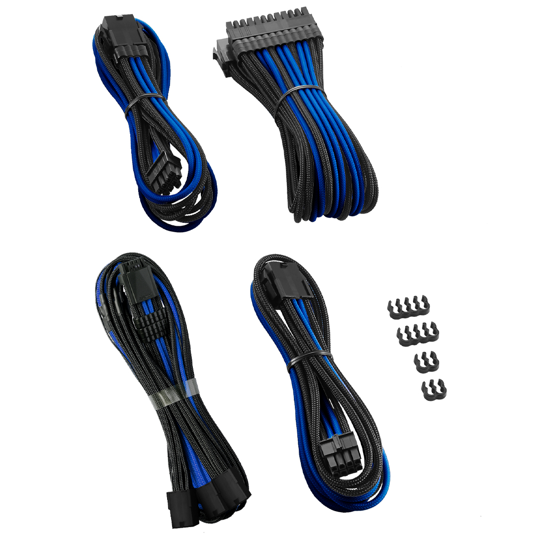 CableMod Pro ModMesh 12V-2×6 Cable Extension Kit Black Blue