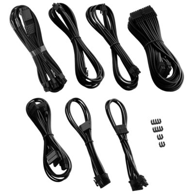 CableMod C-Series Pro ModMesh 12V-2×6 Kit RM Yellow Label Black