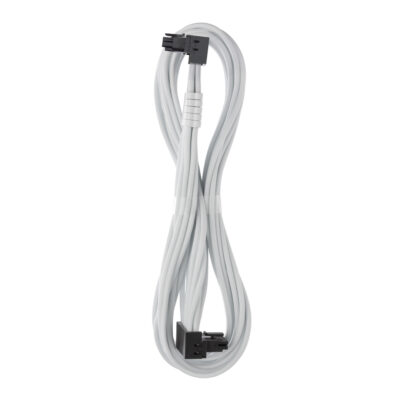 CableMod ModFlex 12V-2×6 90 Deg PCIe Cable for Corsair Type 5 RMx Shift Variant B White