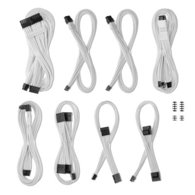 CableMod C-Series Pro ModMesh 12V-2×6 Cable Kit for Corsair RMx Shift White