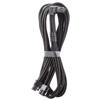 CableMod E-Series Pro ModMesh 12V-2×6 90 Deg. Dual 8-Pin Black