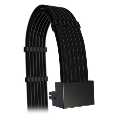CableMod E-Series Pro ModMesh 12V-2×6 90 Deg. Quad 8-Pin Black
