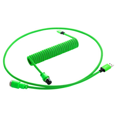CableMod Pro Coiled Keyboard Cable Viper Green