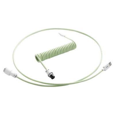 CableMod Pro Coiled Keyboard Cable Lime Sorbet