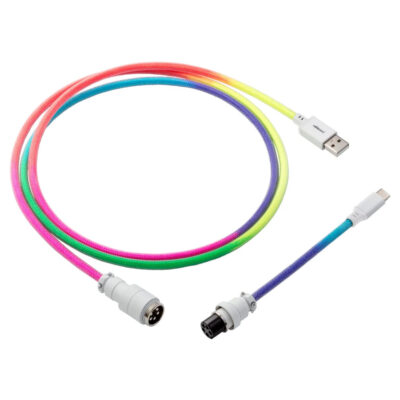 CableMod Pro Straight Keyboard Cable Bright Rainbow