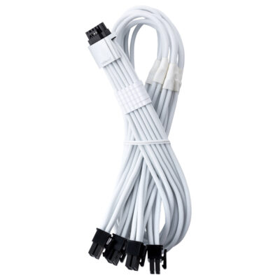 CableMod Pro ModMesh 12V-2×6 PCIe Cable for ASUS, Seasonic, Phanteks Quad 8-pin White