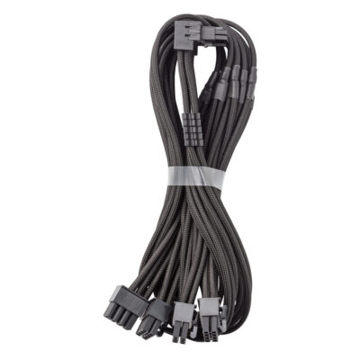 CableMod ModFlex 12V-2×6 90 Deg PCIe Cable for ASUS, Seasonic & Phanteks Variant B Black