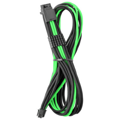 CableMod RT-Series Pro ModMesh 12V-2×6 16-Pin Cable Black Green