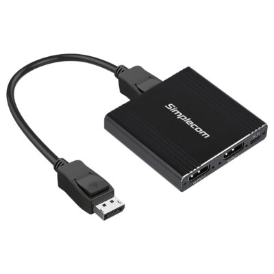 Simplecom CM214 DisplayPort Splitter 1 IN 2 OUT MST Hub