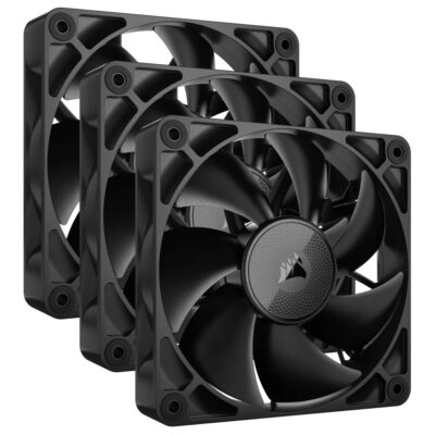 Corsair iCUE Link RX120 120mm Triple Fan Starter Kit Black