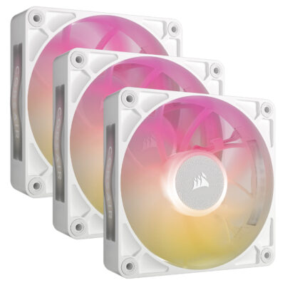 Corsair iCUE Link RX120 Max RGB 120mm Triple Fan Kit White