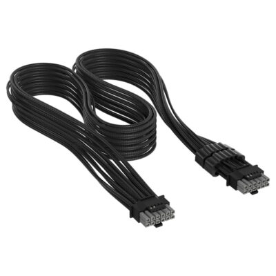 Corsair Premium Individually Sleeved PCIe 12V-2×6 To PCIe 12V-2×6 600W Cable Black