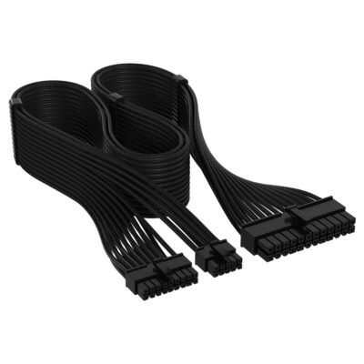 Corsair Elite Premium Individually Sleeved ATX 24-Pin Type 5 Black