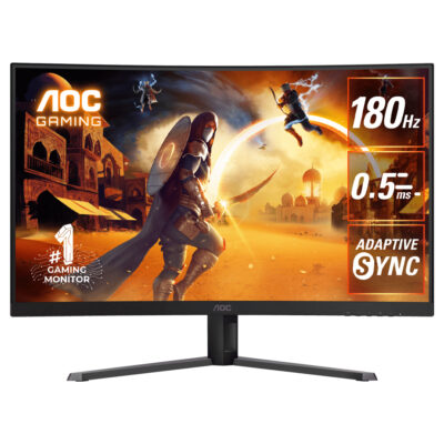 AOC CQ32G4E QHD 180Hz AdaptiveSync HDR VA Curved 31.5in Monitor