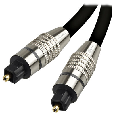 Cruxtec Toslink Fiber Optical Digital Audio Cable 2m