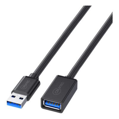 Cruxtec USB-A Male to USB-A Female Extension Cable 1m