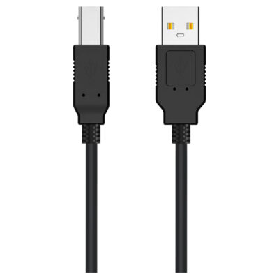 Cruxtec USB Type A to Type B Cable Black 2m