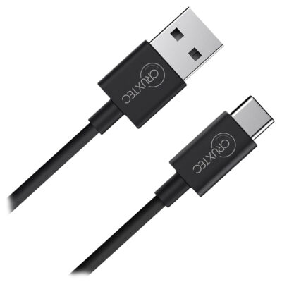 Cruxtec USB-A to USB-C for Syncing & Charging Cable 1m