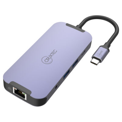 Cruxtec 10-in-1 USB-C to Dual HDMI Mini Dock