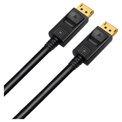 Cruxtec DisplayPort 1.2 4K Cable PVC 5m