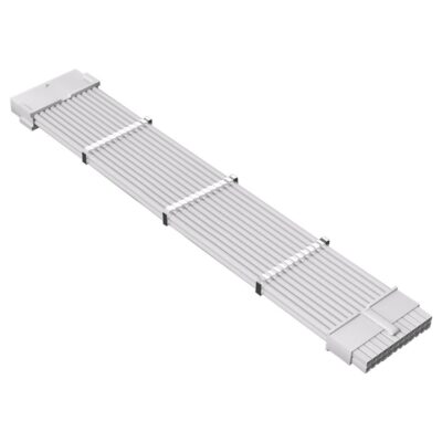 Cruxtec ATX 24-Pin Male to 24-Pin Female Extension Cable White