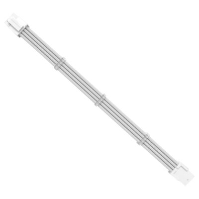 Cruxtec CPU 8-Pin Female to 4+4 Pin Male Cable 30cm White