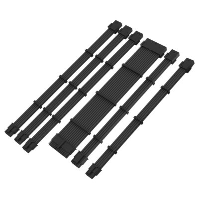 Cruxtec Sleeved Extension Cable Kit Black
