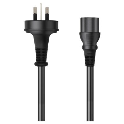 Cruxtec 3 Pin AU IEC-C13 Male to Female Power Cable 3m