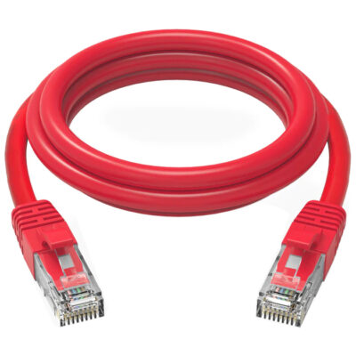 Cruxtec CAT6 10GbE Ethernet Cable Red 5m