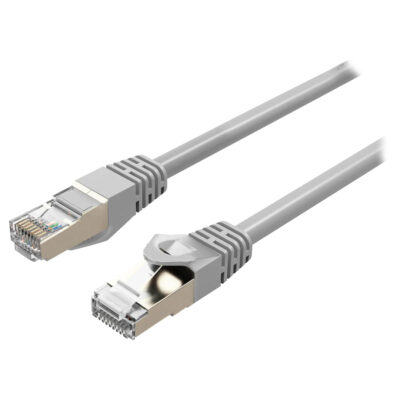 Cruxtec CAT7 10GbE Triple Shielding Ethernet Cable White 1m