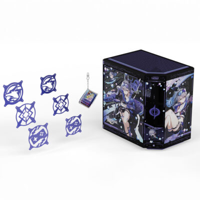 Hyte Y70 Tempered Glass Mid Tower Silver Wolf Case Bundle
