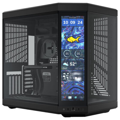Hyte Y70 Touch Infinite Mid Tower Case Pitch Black