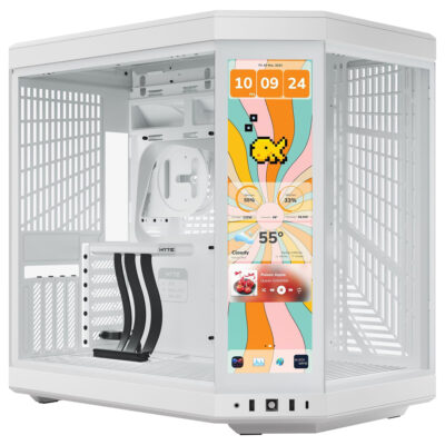 Hyte Y70 Touch Infinite Mid Tower Case Snow White