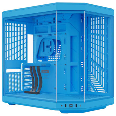 Hyte Y70 Tempered Glass Mid Tower Case Blueberry Milk