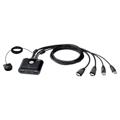 ATEN CS22HF 2 Port USB FHD HDMI Cable KVM Switch