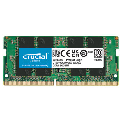 Crucial 16GB (1x16GB) 3200MHz CL22 DDR4 SODIMM