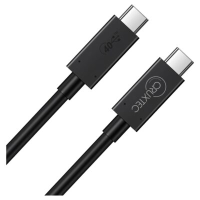 Cruxtec USB4 40Gbps USB-C to USB-C 240W 8K/60Hz Cable 1m