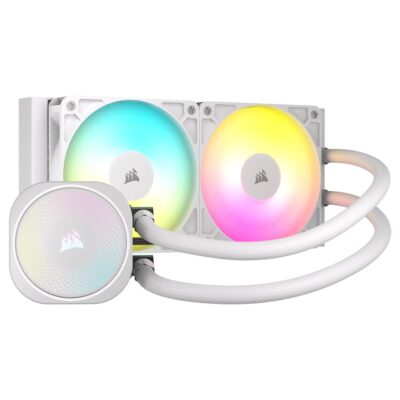 Corsair Nautilus RS ARGB AIO Liquid CPU Cooler 240mm White