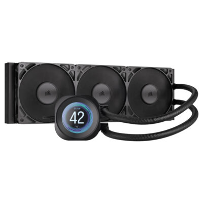 Corsair Nautilus RS LCD AIO Liquid CPU Cooler 360mm Black