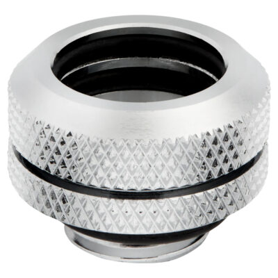 Corsair Hydro X Series XF HL 12mm OD Hard Fittings Chrome 4 Pack