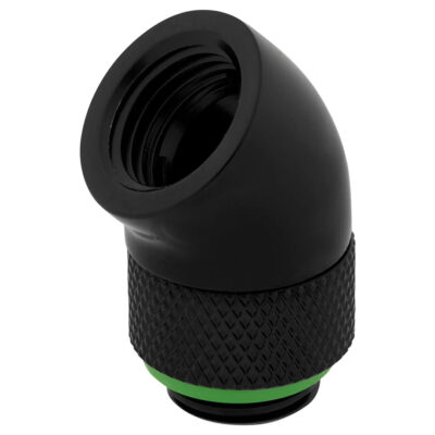 Corsair Hydro X Series XF AF 45 Deg Rot.Fitting G1/4 Black 2 Pk