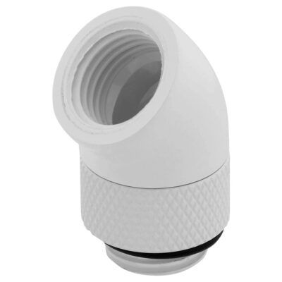 Corsair Hydro X Series XF AF 45 Deg Rot.Fitting G1/4 White 2 Pk