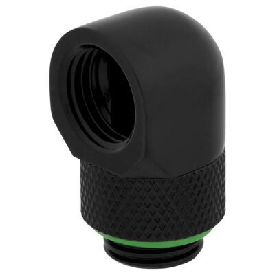 Corsair Hydro X Series XF AF 90 Deg Rot.Fitting G1/4 Black 2 Pk