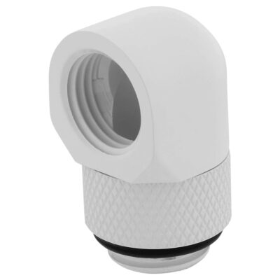 Corsair Hydro X Series XF AF 90 Deg Rot.Fitting G1/4 White 2 Pk