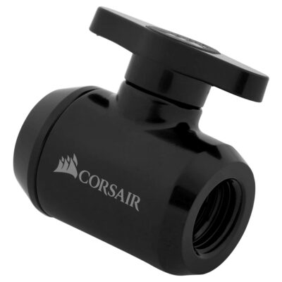 Corsair Hydro X Series XF AF Ball Valve G1/4 Black