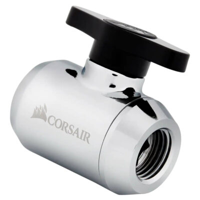 Corsair Hydro X Series XF Ball Valve G1/4 Chrome