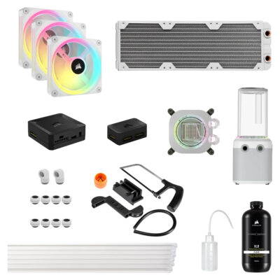 Corsair Hydro X iCUE Link XH405i RGB Custom Cooling Kit White