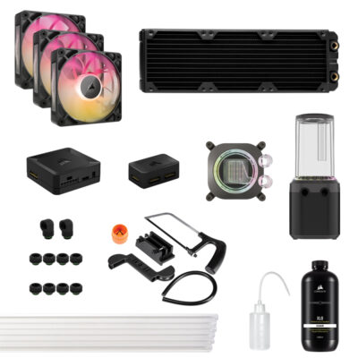 Corsair iCUE Link XH505i RX 360 Custom Cooling Kit Stealth Grey