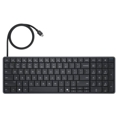 HP EliteBoard G1a Ryzen AI 5 Pro 340 Next Gen AI Keyboard PC with Wireless Mouse