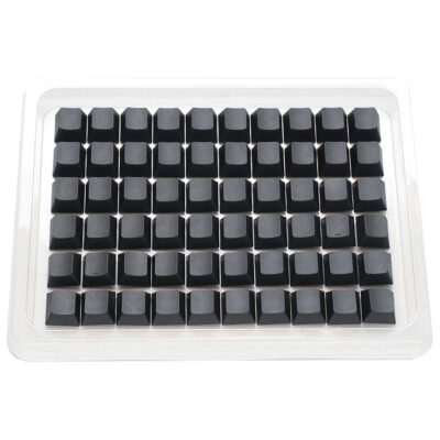 Ducky PBT 133-Key MDA Profile Keycap Set Blank Black